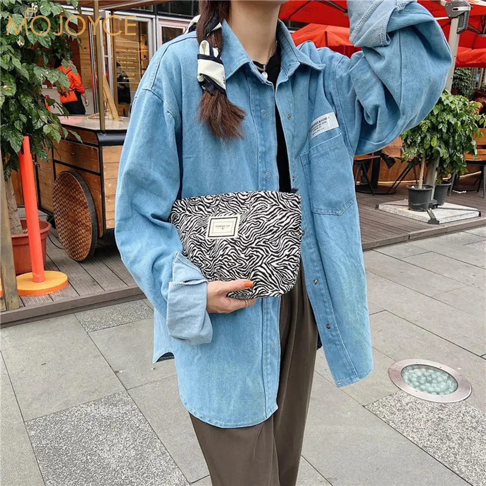 

Модный женский холщовый клатч с рисунком в виде животного, повседневный женский маленький косметический кошелек для хранения косметики