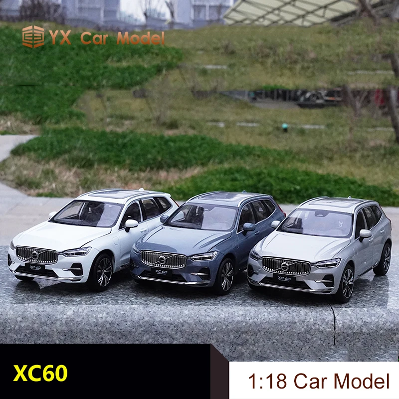 

Original 1:18 2022 new XC60 car model alloy car model SUV＋small