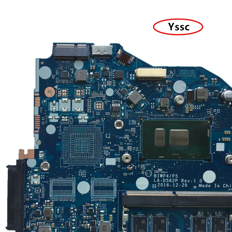 100% Протестировано Новинка! BIWP4/P5 LA D562P материнская плата для ноутбука Lenovo 110 15isk с