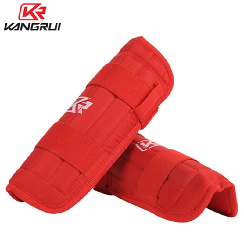 Cornrui Sanshou защита для ног для взрослых, для детей, тайский бокс, тренировочный матч, Оксфорд, ткань, Tibia, протектор, Crus Ks513, красный, S1.2-1, 5 м