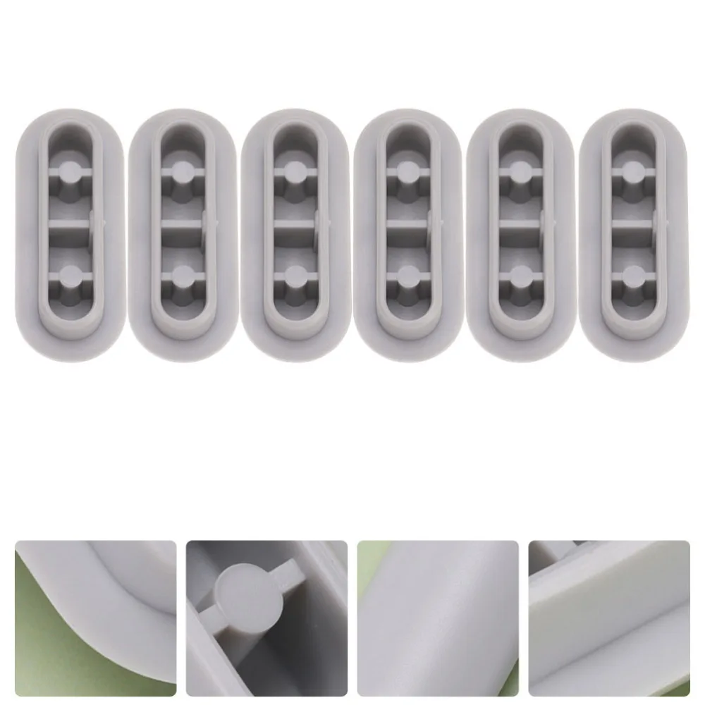 

6pcs Universal Toilet Seat Bumper Toilet Seat Cushion Pads Toilet Seat Gaskets
