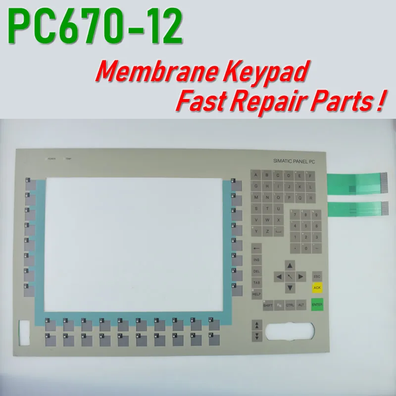 

6AV8100-0BC00-1AA1 6AV8 100-0BC00-1AA1 Membrane Keypad for SIMATIC PC670-12 Operator's Panel repair~do it yourself,Have in stock