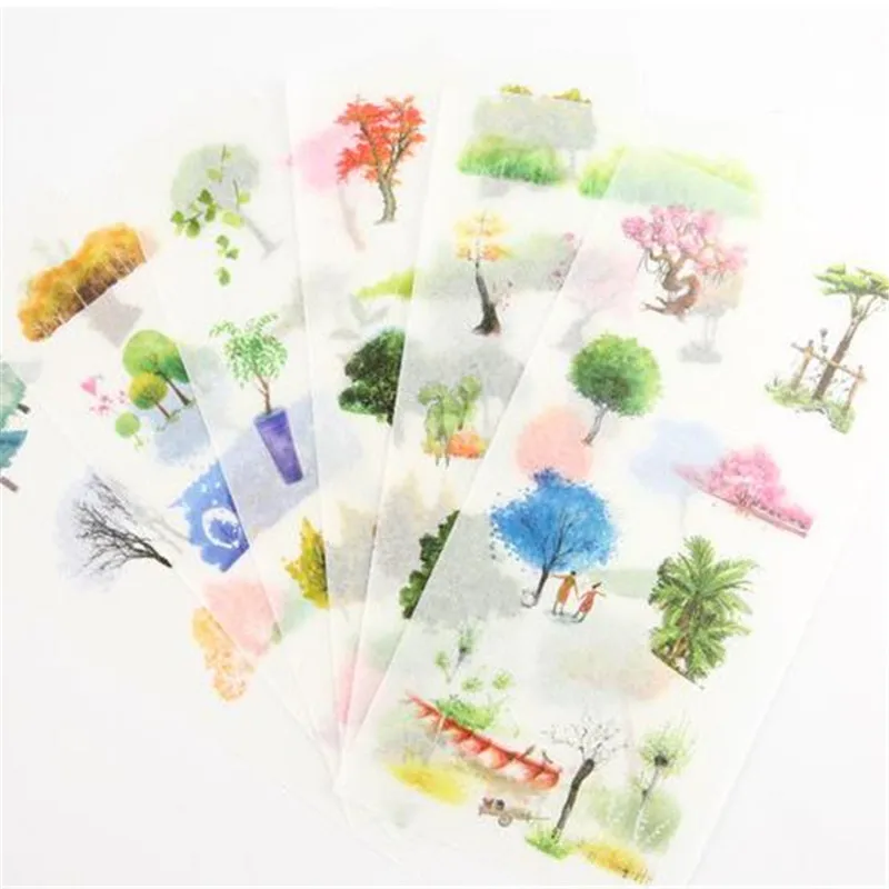 6 цветов Мультяшные наклейки с надписью Meet The Spring детские игрушки Набор Аниме