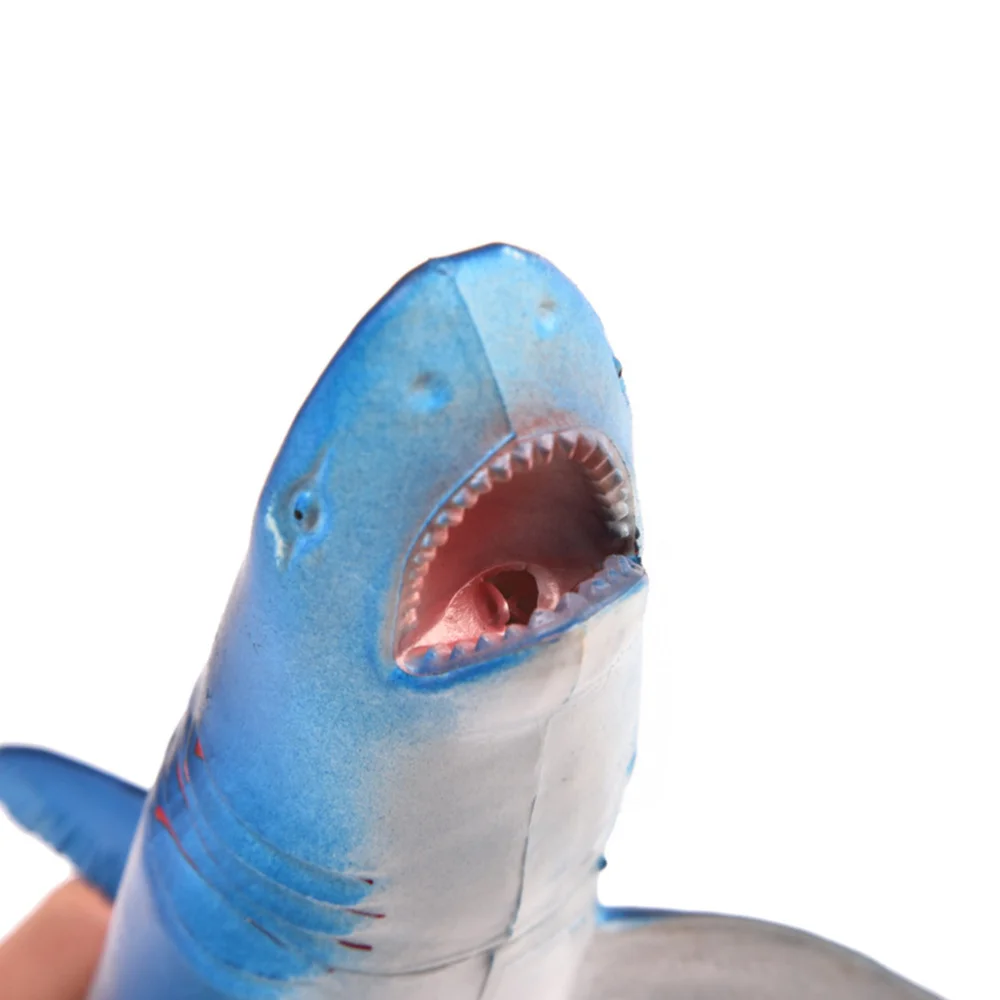Simulation Shark Model Wildlife Sounding Figurine Desktop Adornment Educational Toy (Blue) | Игрушки и хобби