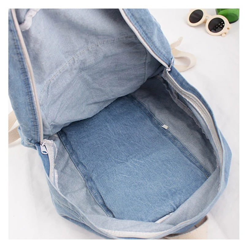 IPinee женские рюкзаки джинсовая сумка для книг школьная девочек подростков