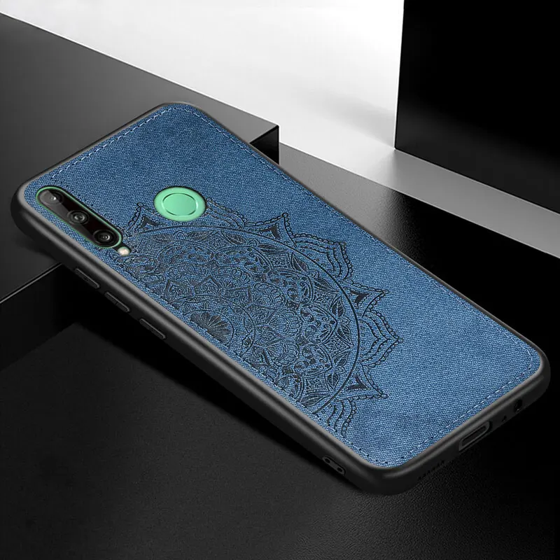 Тканевый чехол для Huawei Y7P 6 39 дюйма силиконовый бампер жесткая задняя крышка из