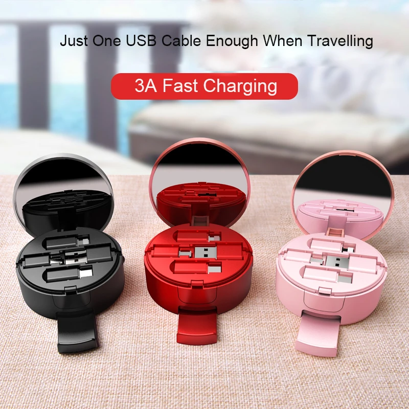 OATSBASF Выдвижной USB кабель для V30 mate 30 кабель USB C/Micro зарядное устройство для Samsung gs10 usb type C кабель