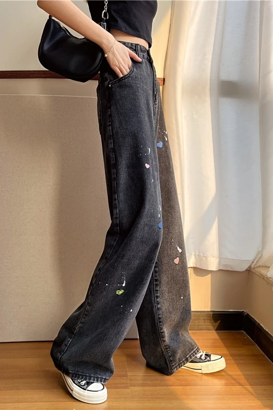 

High Waist Jeans Wide Leg Jeans 2021 Summer New Women's Slim Joker Women Straight Trousers Baggy Jeans