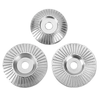 tungsten carbide grinding wheel disc 3pcs 58inch grinder shaping disc flat shaping abrasive disc bore wood sanding carving tool