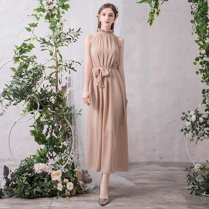 Женское вечернее платье Элегантное длинное синее для выпускного вечера | Свадьбы