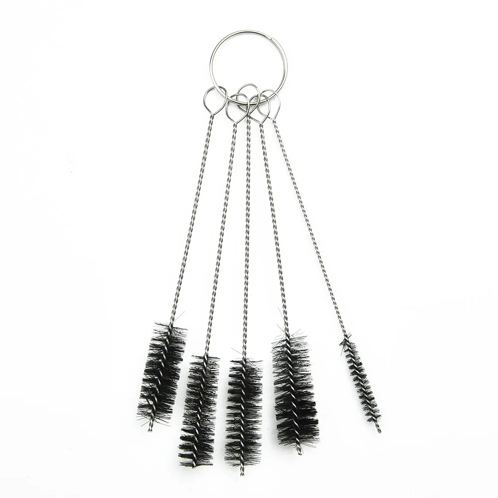 

Nylon Tube Brushes Round Pipe Tube Cylinder Bores Cleaning Wire Brush Set For Straws Glasses Keyboards Jewelry Clean Tools