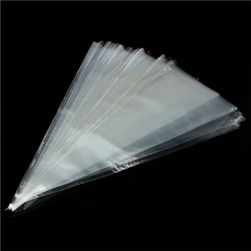 

50pcs 18*37cm Candy Cone Clear Sweet Chocolate Cupcake Wrapper Birthday Party Favor Gifts Display Cello Bags Decoration