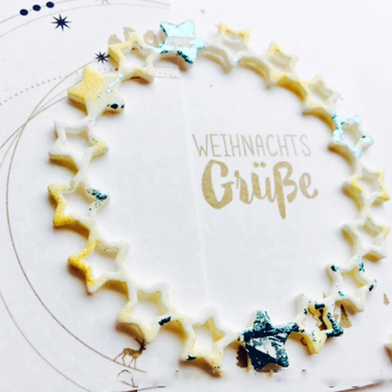 

Circle Stars Metal Cutting Dies Stencil For DIY Scrapbooking Paper Card Decor