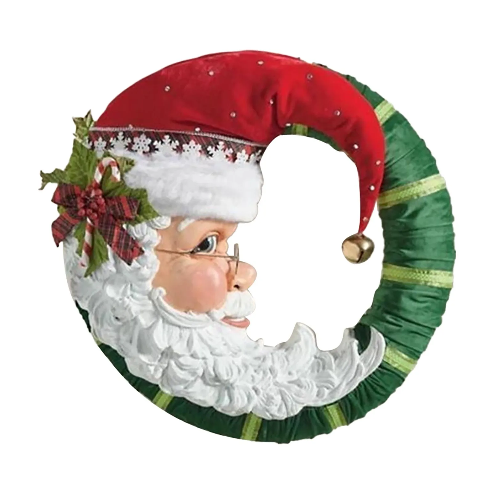 

Christmas Throw Pillow Pendant White Beard Santa Claus