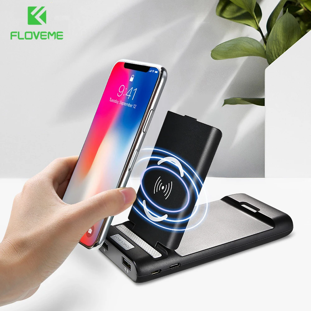 Пауэрбанк FLOVEME 3 в 1 10000 мАч 2 USB порта|Внешние аккумуляторы| |