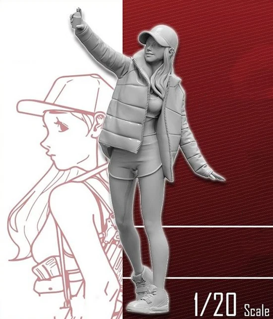 Набор для сборки неокрашенных фигурок из смолы масштаб 1/20|Наборы моделей| |