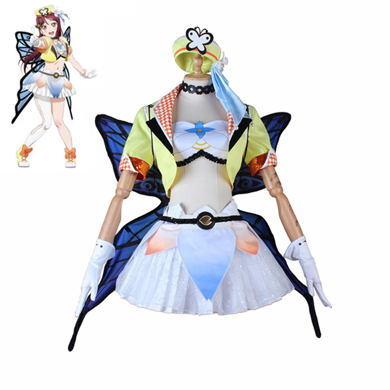 Love Live Sunshine Aqours 4th Singler Mitaiken HORIZON 9 символов Kurosawa Ruby Dia Hanamaru платье униформа костюмы