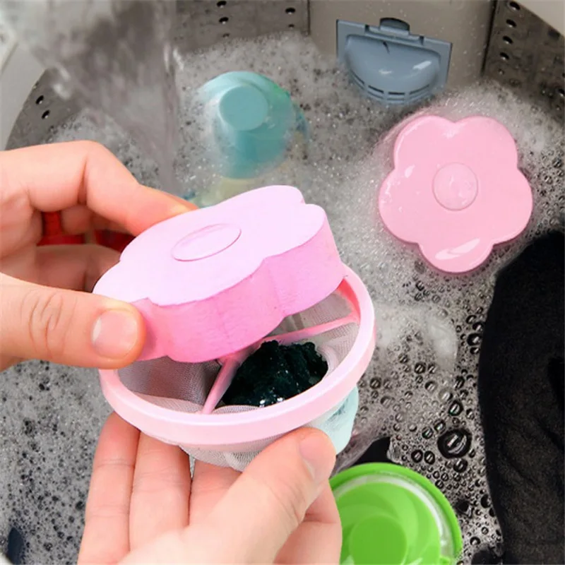 Одежда мех волосы Catcher очистка шарики мешок прачечная диски грязные волокна