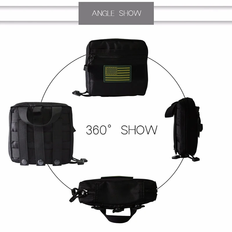 Нейлоновая Спортивная охотничья поясная сумка 1000D для охоты Тактическая Военная