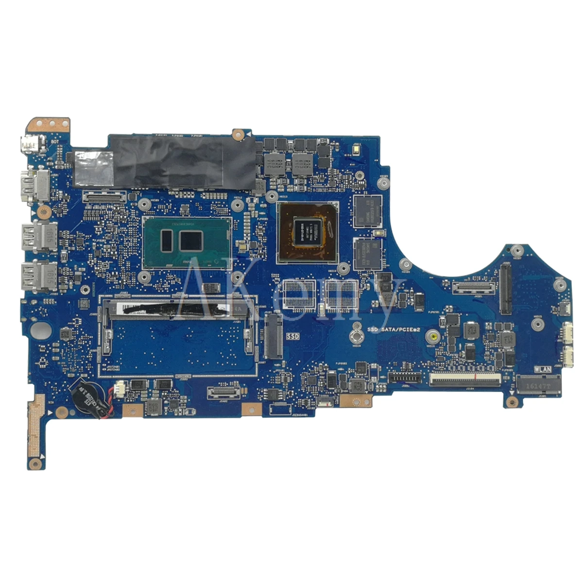 for asus ux560u ux560uqk ux560uq ux560ux q534u q534ux q534uq laptop mainboard motherboard i7 7500 cpu gtx950m 8gb ram free global shipping