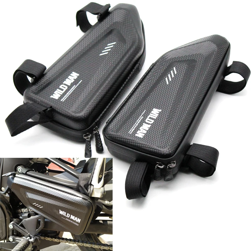 

For YAMAHA YZF-R1 YZFR1 1998-2014 YZF-R6 YZFR6 1998-2018 YZF R1 R6 Motorcycle Side Package Modified Hard Shell Triangle Bag Kit