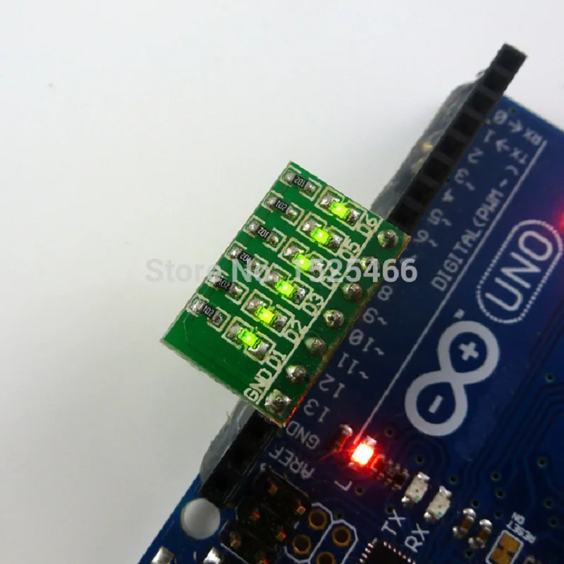 Универсальная 3 в 12в 6 битная зеленая светодиодная плата модуля для макетной