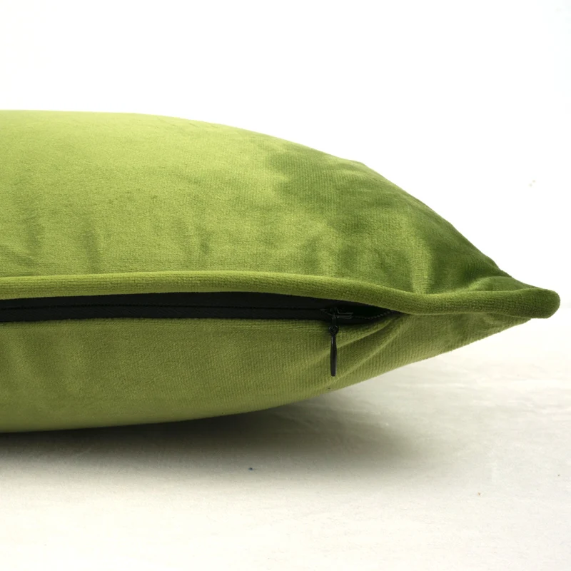 Травяной зеленый дизайн бархатный чехол для подушки милый мягкий без