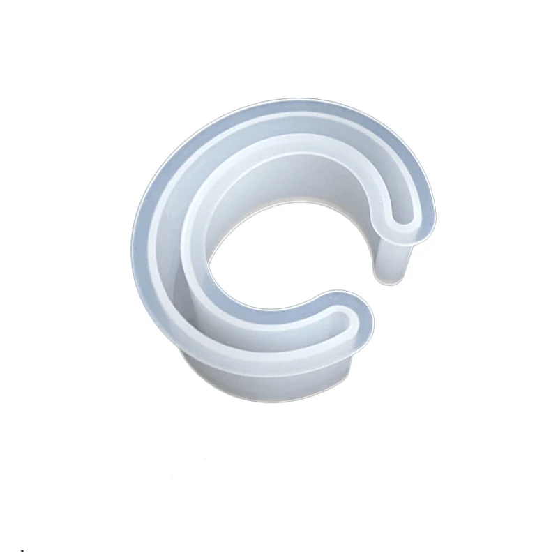 

DM074 Egg Shaped Bracelet Resin Molds Open Design Bangle Moldes De Silicona Para Resina Epoxi For Jewelry Making