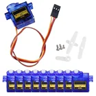 Горячая Распродажа SG90 9g мини микро сервопривод для радиоуправляемых самолетов с неподвижным крылом модель самолета телеуправление 250 450 Вертолет самолет автомобиль игрушечный мотор