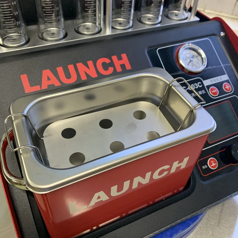 110 В Lauch CNC-603A тестер топливного инжектора аппарат для очистки испытательное