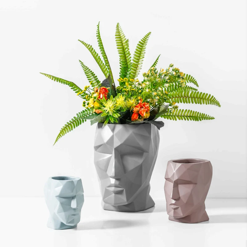 Креативное керамическое украшение цветочный горшок скандинавский Ins