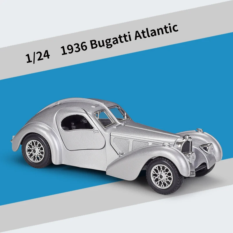 

Bburago 1:24 Bugatti Atlantic 1936 Classic car Alloy Car model Diecasts & Toy Vehicles Car Toy Model Simulation Model Collection