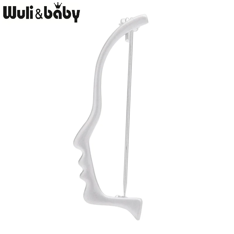 Wuli & baby золотой серебряный цвет броши для лица Женский сплав бант специальный