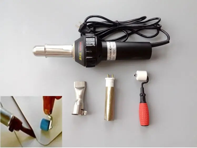 230 В 1600 Вт горячий воздух для сварки пластика тепловой пистолет ПВХ пол сварочный