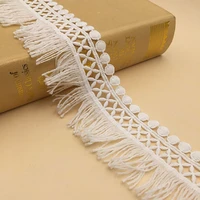 milk silk water soluble tassel lace embroidery lace clothing curtain decorative lace accessories