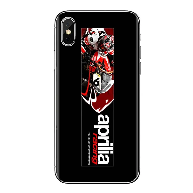 Чехлы для телефонов Aprilia Racing Мотоцикл логотип iPhone XS Max XR X 4 4s 5 5S 5C SE 6 6S 7 8 Plus samsung Galaxy