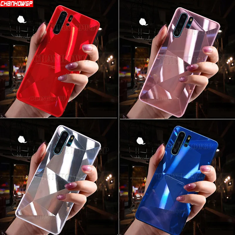 3D зеркальный Алмазный чехол для Huawei P30 P20 Lite PSmart Plus Y5 Y6 Y7 Prime Pro 2019 Honor 20i 10i 10 8A 8X 8S 7C