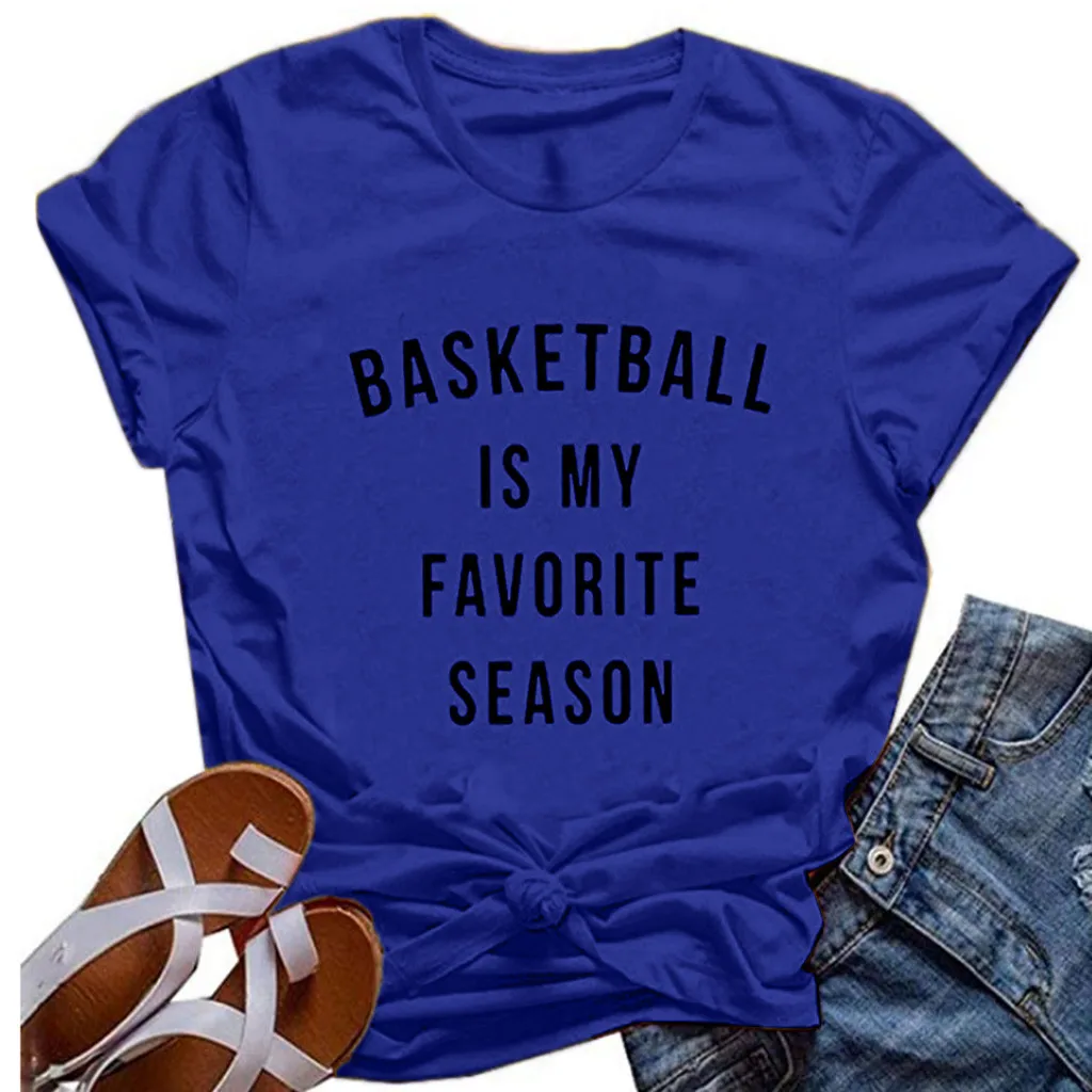 Новое поступление блузка с коротким рукавом и принтом женские повседневные топы