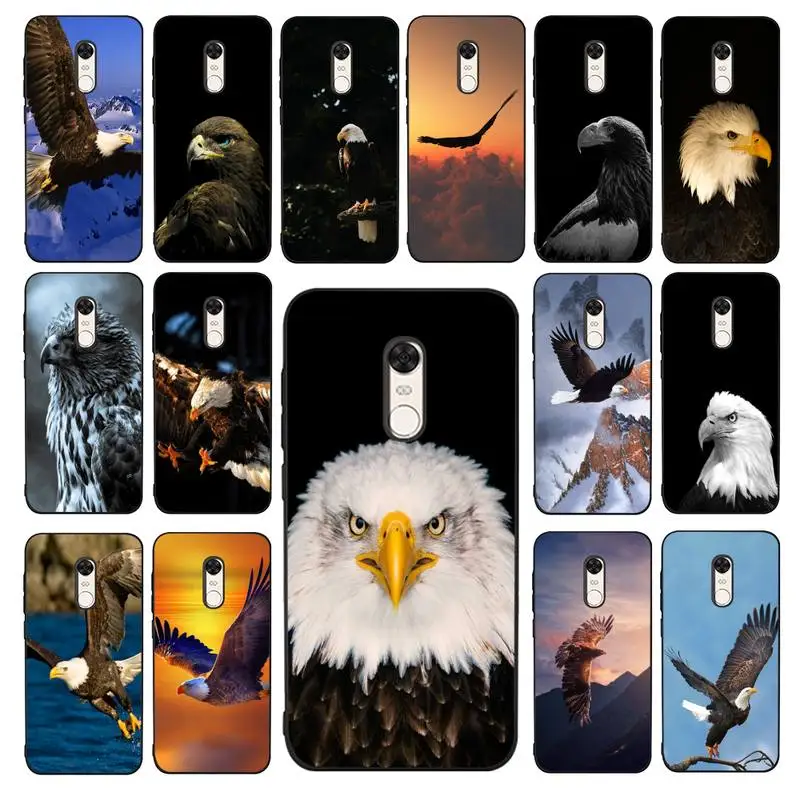 

MaiYaCa Mantin Bird Eagle Phone Case for Redmi 5 6 7 8 9 A 5plus K20 4X 6 cover