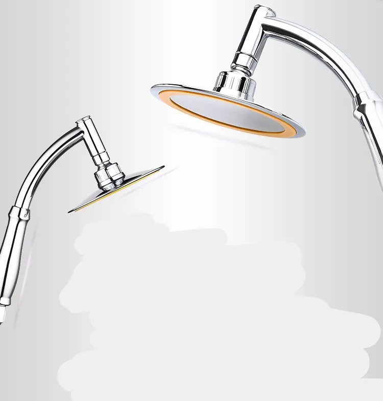 Роскошная ультра тонкая Большая душевая головка из нержавеющей стали для ванной