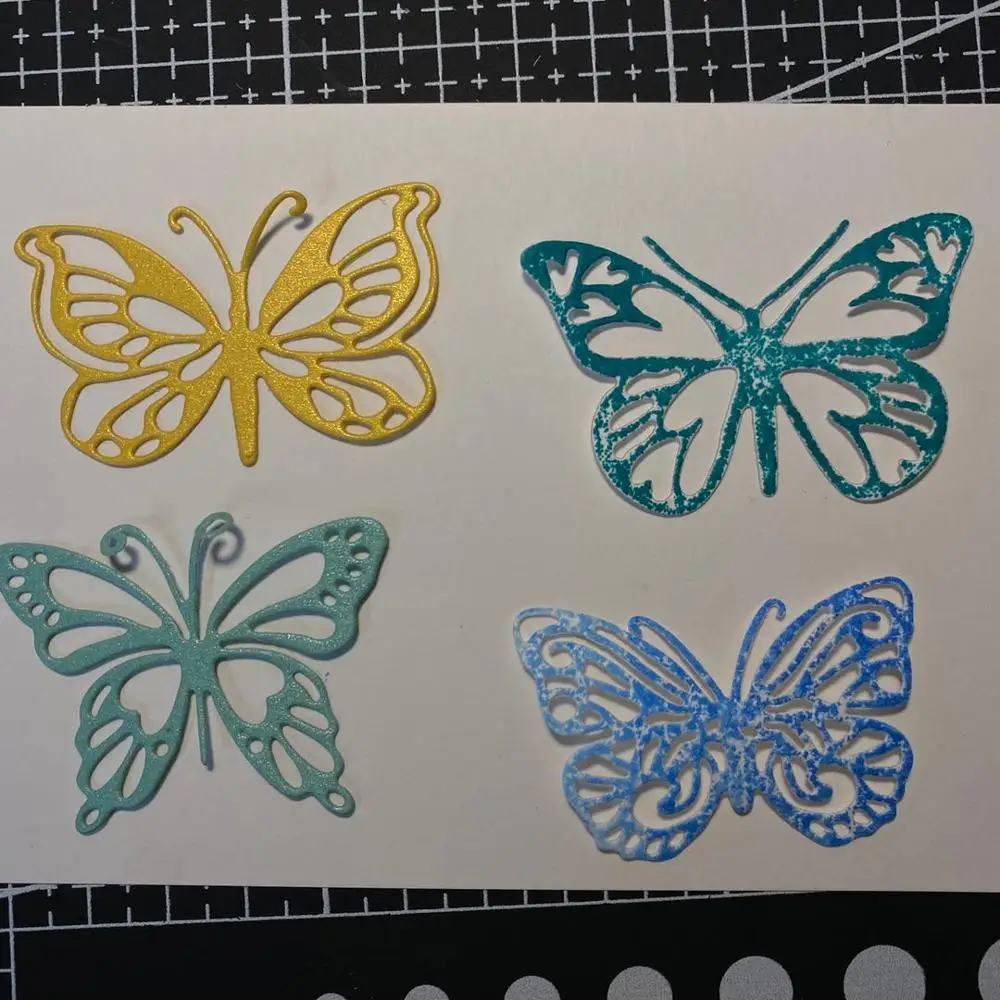4 шт. металлические штампы в форме бабочек 2020 Сделай Сам штамп для скрапбукинга и