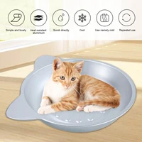 pet cat cooling house refreshing cool refreshing and cool feeling repeated use concise and cute simple and cute cat supplies