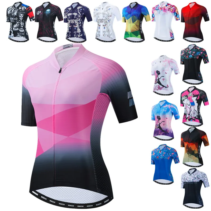 

Weimostar профессиональная велосипедная Джерси, Женская дышащая одежда для велоспорта, летняя футболка для горного велосипеда, гоночная велоси...