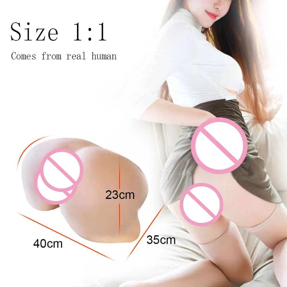 Настоящая большая задница 3D киска анус Реалистичная Анальная секс кукла для