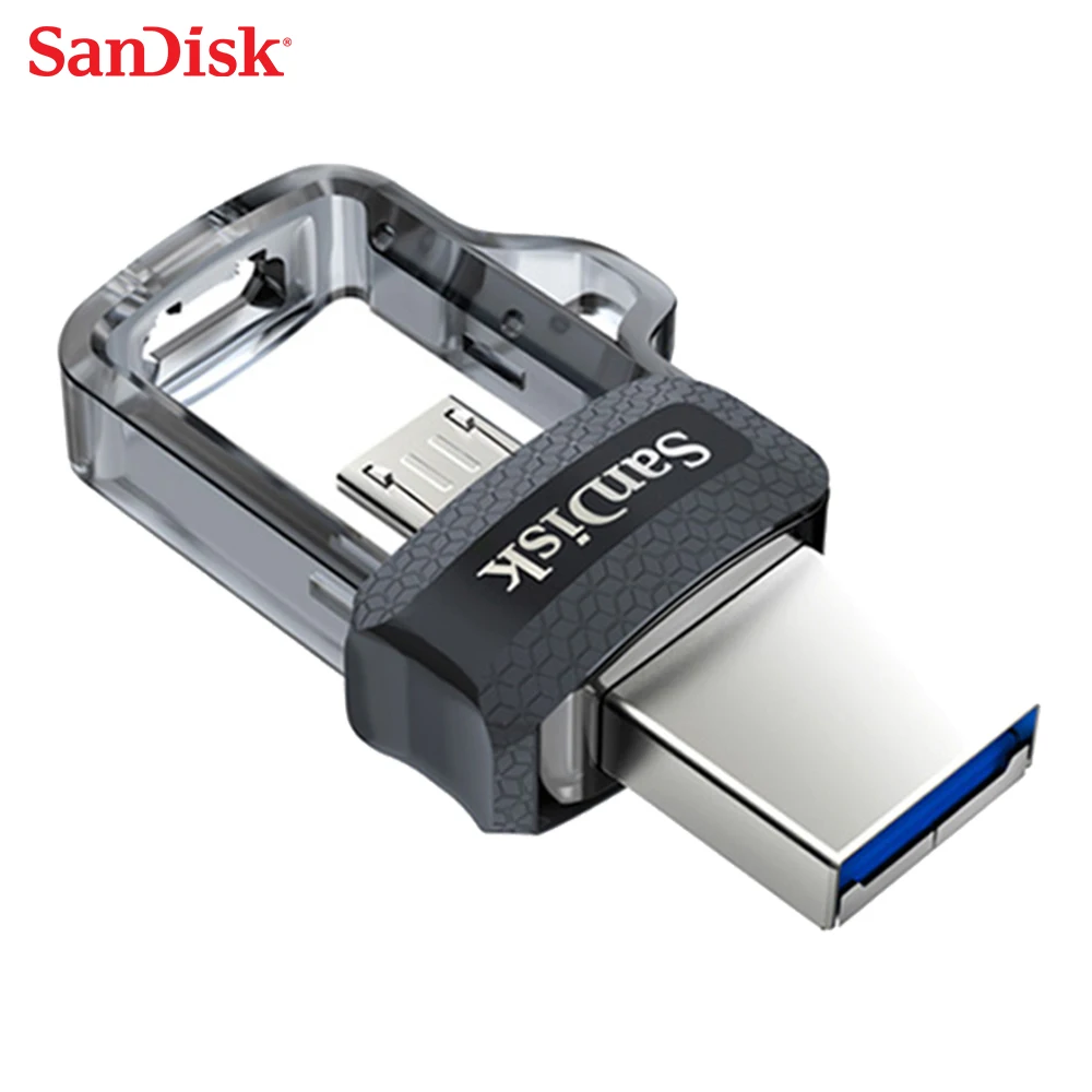 Многофункциональный флеш-накопитель Sandisk, USB type-c и Micro usb 3.0, 16 ГБ, 32 ГБ, 64 ГБ, 128 ГБ, 256 ГБ от AliExpress WW