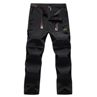 summer outdoor elastic quick drying pants mens detachable two section quick drying pants breathable thin mountaineering pants