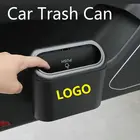 Автомобильное Мусорное ведро, контейнер для мусора с логотипом для Renault Duster, Laguna 2, Megane 3, Logan, Clio, Scenic Captur, Laguna Fluence