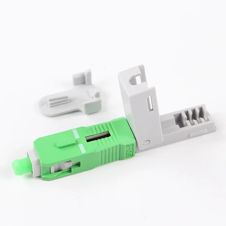 10 шт. FTTH SC APC оптический fibe быстрый разъем pc волоконно Быстрый встраиваемый тип