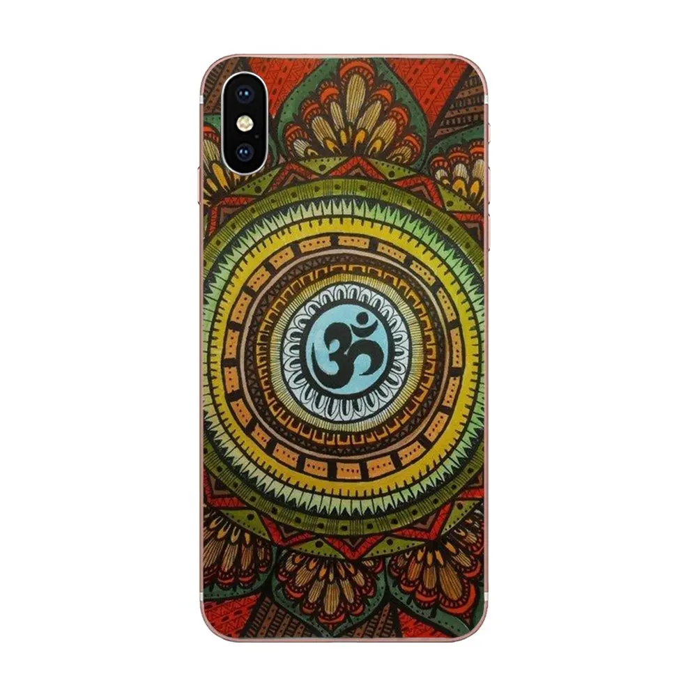 Мягкие чехлы для iPhone 11 Pro XS Max X 8 7 6s Plus 5 SE XR 2020 Aum Hinduism Om религиозный | Мобильные