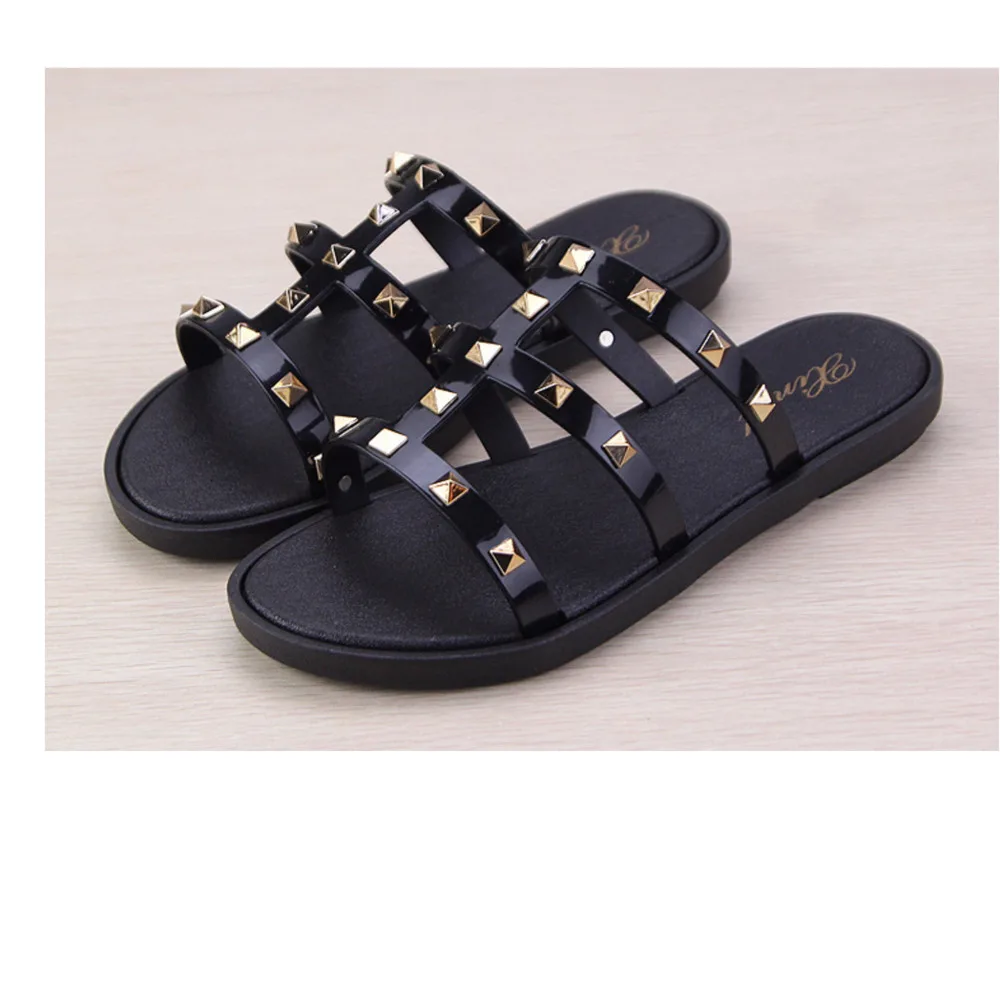

Womens Shoes Retro Sub National Fashion Cool Slippers Liuding Flat Bottom Women's Anti Slip Beach In Summer Female's Slippers